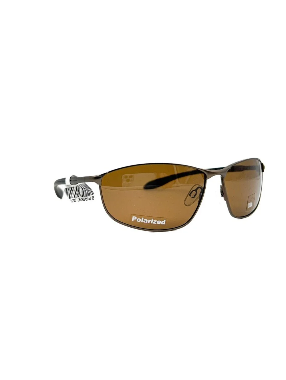 Dna A3003 Bwn Brown Wrap Authentic Sunglasses 64-13-131